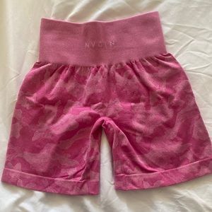 NVGTN pink camo shorts